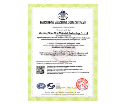 ENVIRONMENTAL MANAGEMENT SYSTEM CERTIFICATE 
